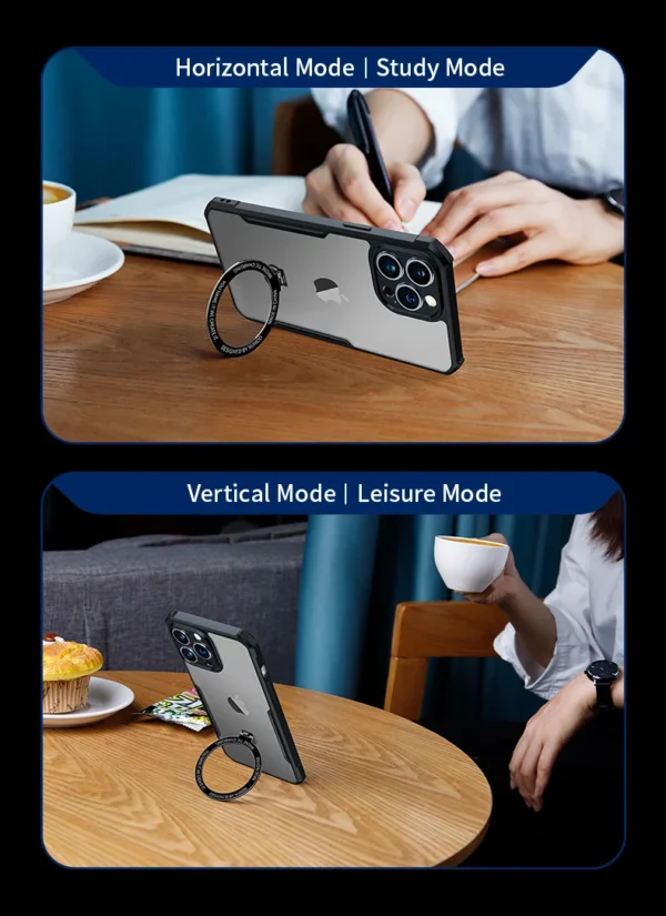 Luxury Premium Xunnd Military Ring Airbag Shockproof Magsafe Back Case Cover For iPhone Series - Image 14