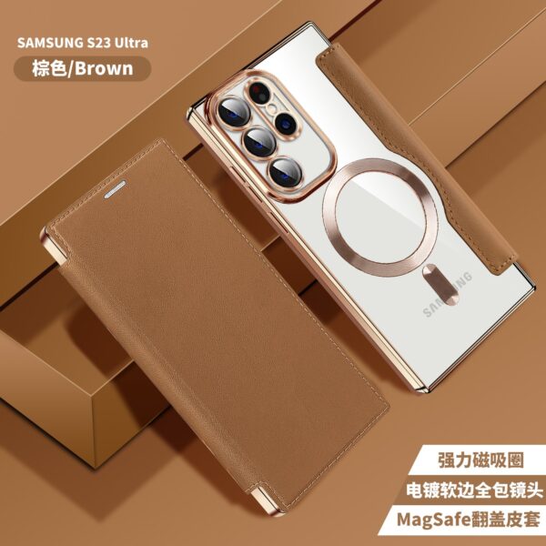 Luxury Premium Camera Protection Magsafe Wireless Charging Case Cover For Samsung S23 Ultra - Image 11