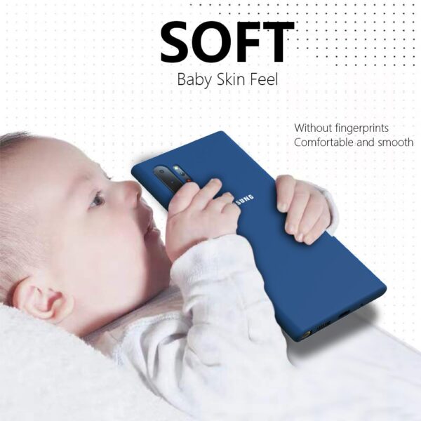 Official Liquid Silicone Case Cover For Samsung Galaxy Note 10 Plus - Image 6