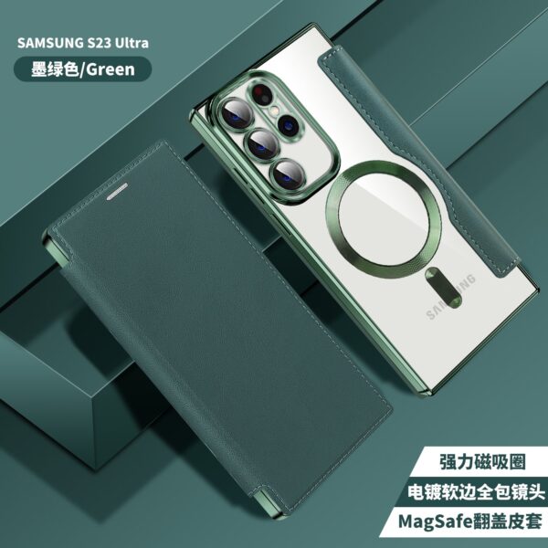 Luxury Premium Camera Protection Magsafe Wireless Charging Case Cover For Samsung S23 Ultra - Image 12