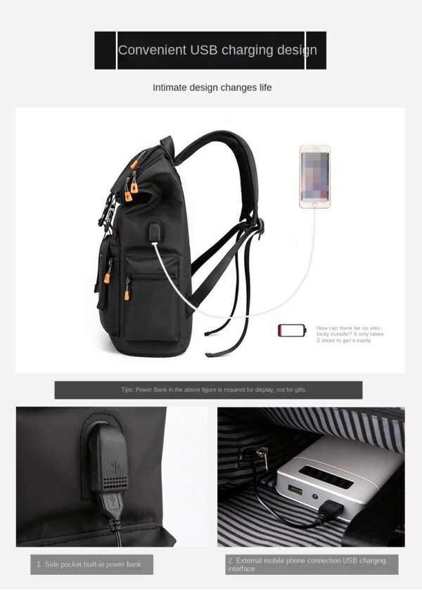 Outdoor Mountain Backpack Large Capacity Camping Mountain Backpack Bag - Image 3