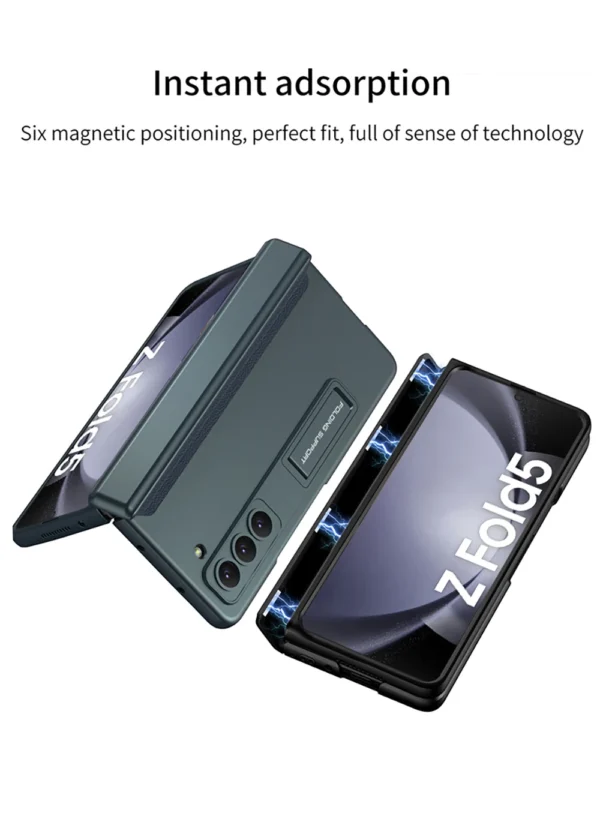 GKK Magnetic Hinge Tempered Glass Case Cover For Samsung Galaxy Z Fold 5 - Image 21