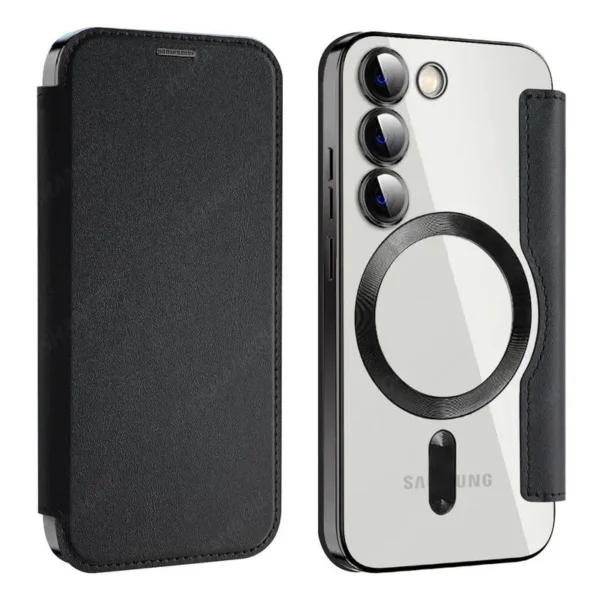 Luxury Premium Camera Protection Magsafe Wireless Charging Case Cover For Samsung S21 FE