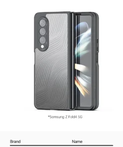 DUX DUCIS Crystal Clear with Flowing Lines Back Cover Case Cover for Samsung Z Fold 4 5G