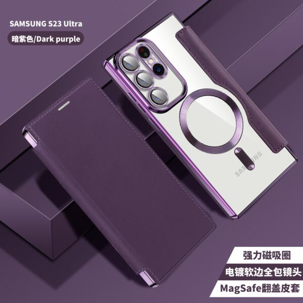 Luxury Premium Camera Protection Magsafe Wireless Charging Case Cover For Samsung S23 Ultra - Image 13