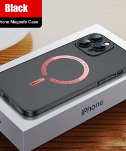 Alternative view of Camera Lens glass film Thin Matte Magsafe Magnetic Wireless Case Cover and 3D Glass Protector For iPhone 13 Pro Max