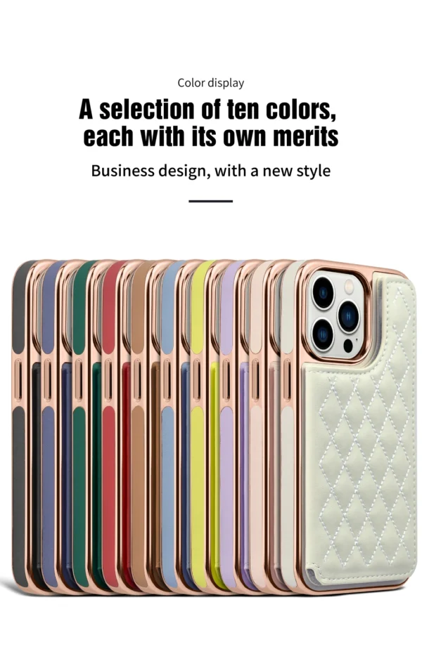ONEGIF Lurxury Wallet Card Holder kickstand Phone Case Cover for iPhone Series - Image 17