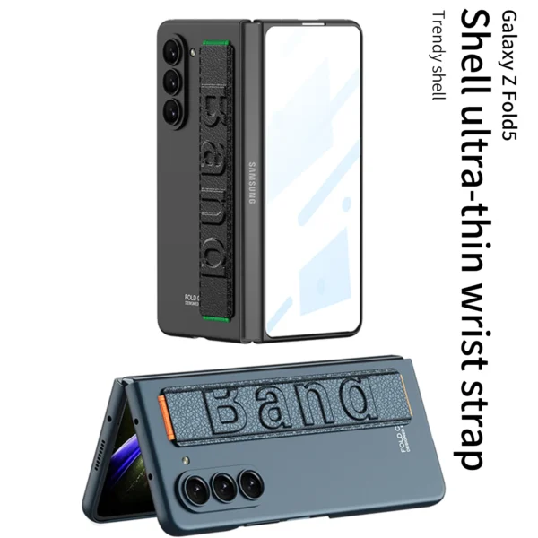 GKK Grip Wristband Band Slim Matte Hard Case Cover For Samsung Galaxy Z Fold 5 - Image 14