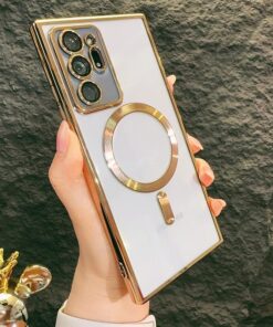 Luxury Premium Soft Silicone Magsafe Transparent Case Cover For Samsung Galaxy Note 20 Ultra