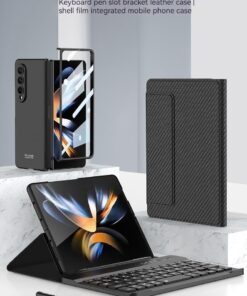 Luxury Premium Wireless Bluetooth keyboard Leather Case Cover For Samsung Galaxy Z Fold 6