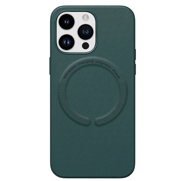 Luxury Premium Magnetic Wireless Charging Soft Case Cover for iPhone series - Image 2