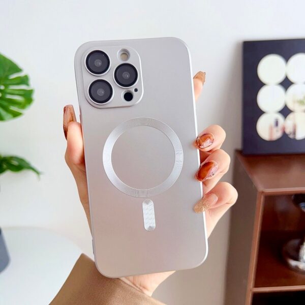 Luxury Premium Magsafe Magnetic Matte Silicone Shockproof Case Cover For iPhone Series - Image 17