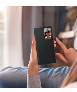 Alternative view of Original Samsung Galaxy Clear View Flip Case Cover with a Sensor For Galaxy S22 Ultra