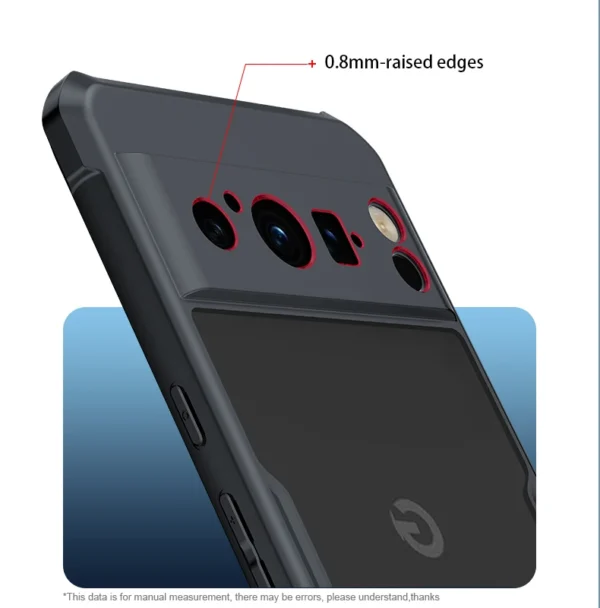 Xunnd Military Shockproof Transparent Bumper Back Case Cover For Pixel 8/Pixel 8 Pro - Image 16