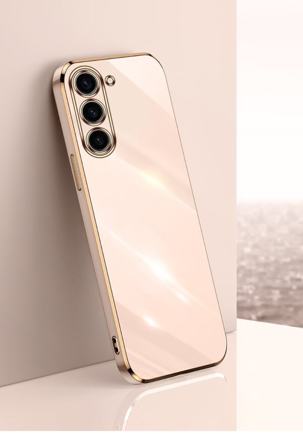 Luxury Premium Electroplated Gold Plated Case Cover and 3D Glass Protector For Samsung Galaxy A14/A34/A54 - Image 24