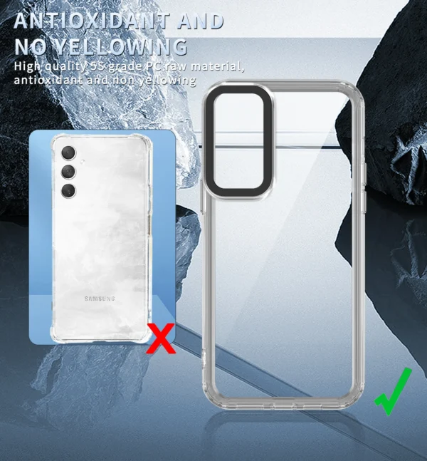 Luxury Premium Magsafe Transparent TPU Bumber Case Cover For Samsung Galaxy A54 - Image 4