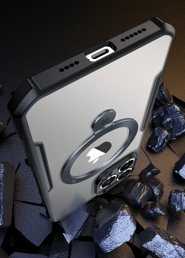 Luxury Premium Xunnd Military Ring Airbag Shockproof Magsafe Back Case Cover For iPhone Series - Image 15