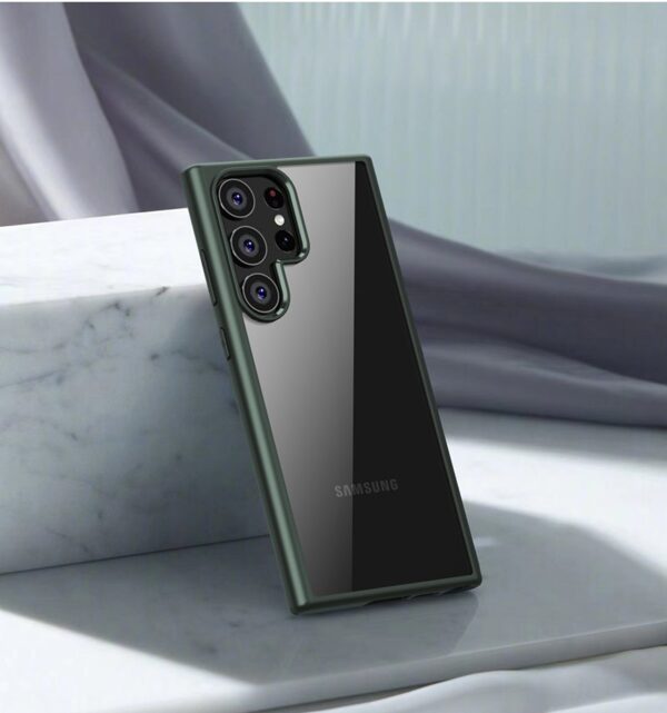 Luxury Crystal Clear TPU Frame Hybrid Shockproof Cover for Samsung Galaxy S23 Ultra - Image 28