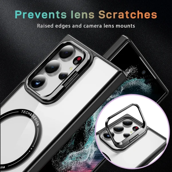Luxury Premium Camera Lens Frame Metal Bracket Shockproof Phone Case For Samsung Galaxy S24 Ultra - Image 10