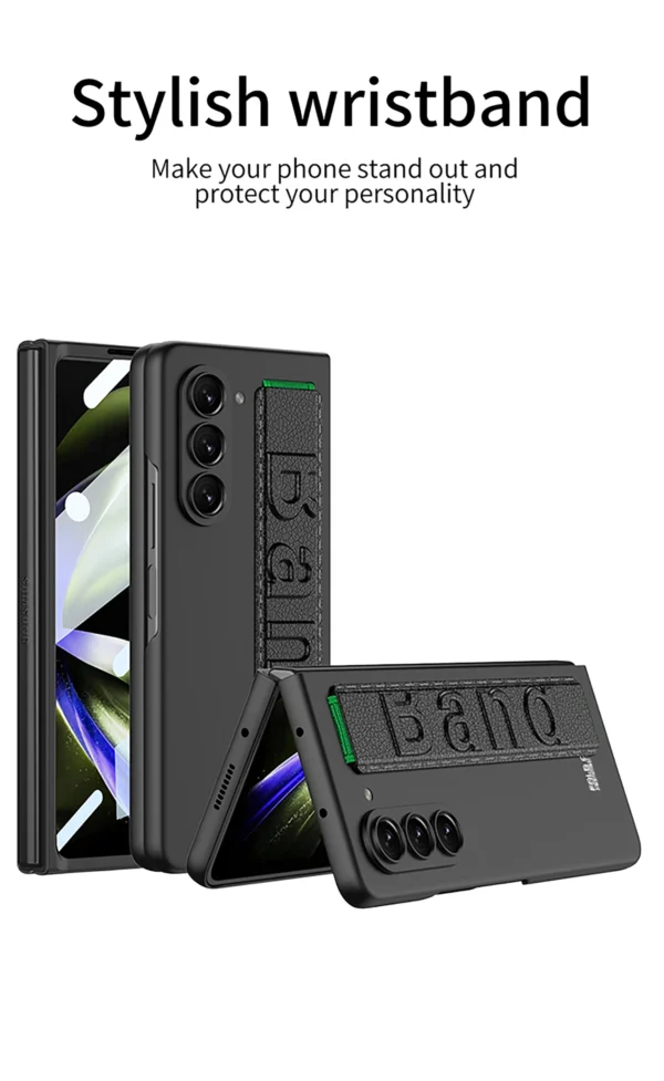GKK Grip Wristband Band Slim Matte Hard Case Cover For Samsung Galaxy Z Fold 5