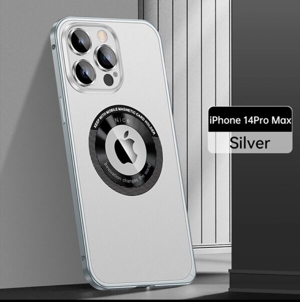 Luxury Premium Lens Film Protection Magnetic Bumper Wireless Charging Case Cover For iPhone Series - Image 29