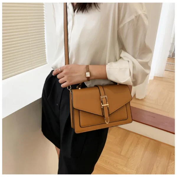 Luxury Premium PU Leather 2024 New Fashion Portable Crossbody Shoulder Handbag - Image 27