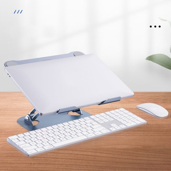 4.1 Radiator Foldable Laptop Stand With Dual Cooling Fan Heat Dissipation - Image 2