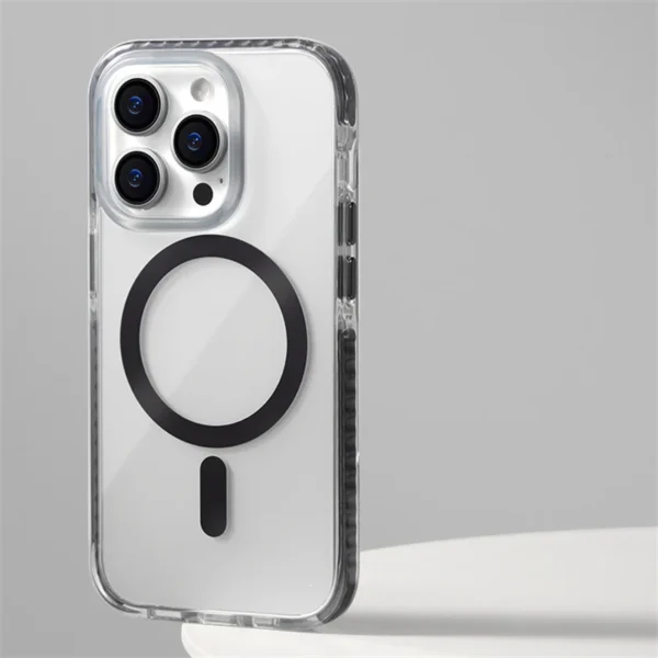 Airbag Anti-fall Clear Magsafe Candy Bumper Wireless Charging Case Cover For iPhone Series - Image 25