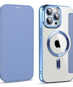 Alternative view of iPhone 13/14/15 Series MagSafe Magnetic Absorption Leather Wallet Flip Case with Lens Protection