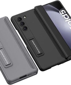 Alternative view of Samsung Galaxy Z Fold 5 Magnetic Adsorption Hinge Holder Protection Phone Case