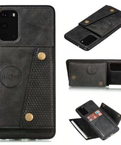 Samsung Galaxy A71 Leather Stand Case +3D Tempered Glass Protector