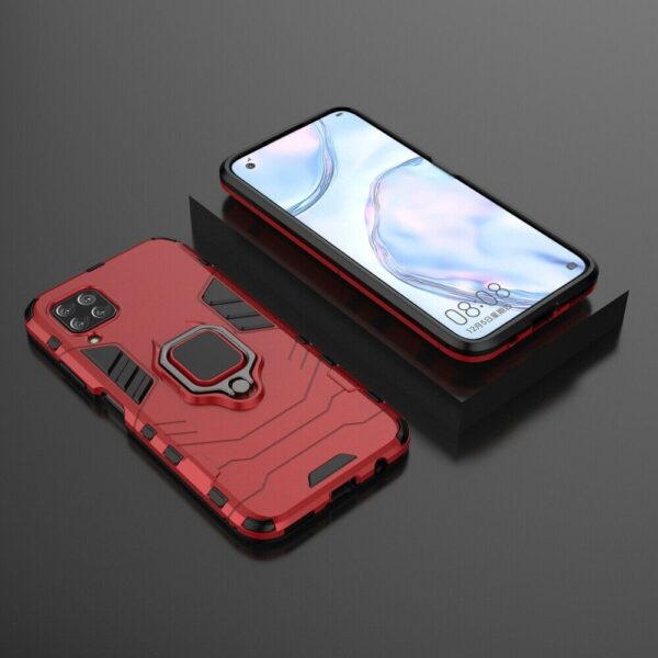 Huawei Nova 7i Armor Ring Case +3D Tempered Glass Protector - Image 11