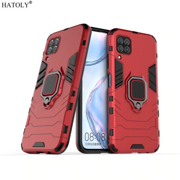Huawei Nova 7i Armor Ring Case +3D Tempered Glass Protector - Image 7
