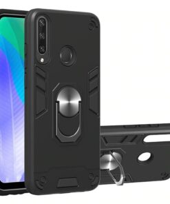 Huawei Y6P Shockproof Armor Case + 3D Glass Protector