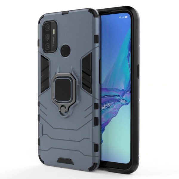 Oppo A53 Armor Heavy Duty Full Body Protection Casing Cover + 3D Full Cover Tempered Glass - Image 10