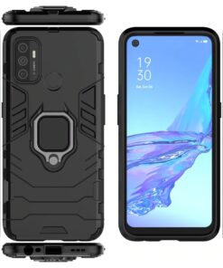 Alternative view of Oppo A53 Armor Heavy Duty Full Body Protection Casing Cover + 3D Full Cover Tempered Glass