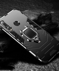 Alternative view of Huawei Y9 (2019) Armor Ring Case + 3D Glass Protector