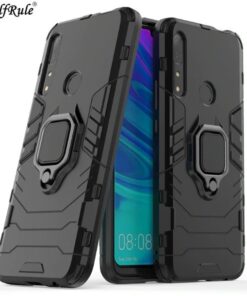 Huawei Y9 (2019) Armor Ring Case + 3D Glass Protector