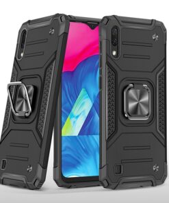 Samsung A30s, A50, A50s Armor Ring Case + 3D Glass Protector