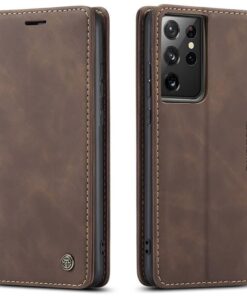 Alternative view of CaseMe Leather Flip Case for Samsung Galaxy S21 Series