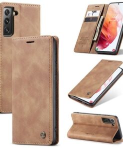 Alternative view of Samsung S21 Plus CaseMe Leather Flip Cover