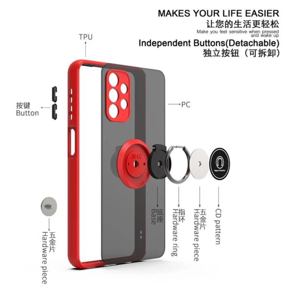 Samsung A32/A52/A72 Series Frosted Matte Shockproof Case - Image 8