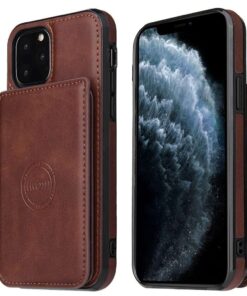 iPhone 12 Series Luxury Leather Wallet Back Cover Case