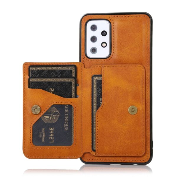 Samsung A72 Luxury Leather Wallet Back Cover Case - Image 15