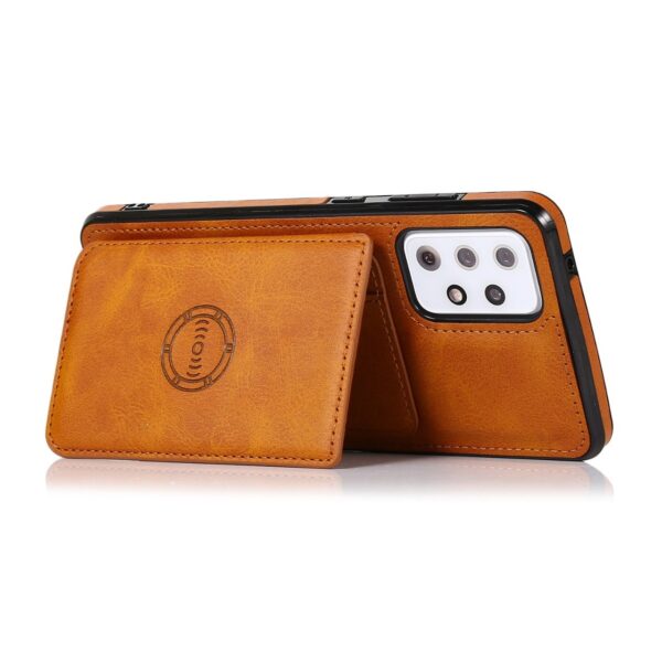 Samsung A72 Luxury Leather Wallet Back Cover Case - Image 16