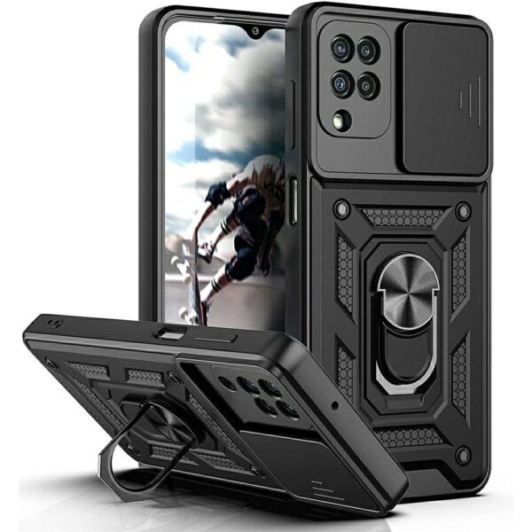 Samsung Galaxy A12 Push-Window Armor Case - Image 3