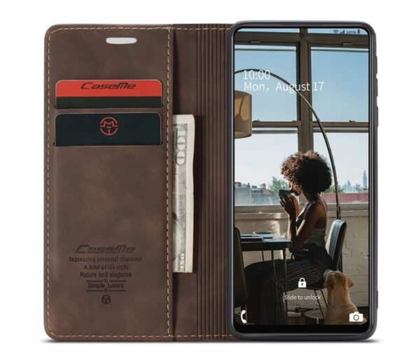 Samsung A72 CaseMe Leather Flip Cover - Image 21