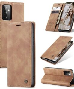 Samsung A72 CaseMe Leather Flip Cover