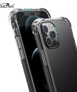 iPhone 12 Shockproof Antiburst Clear Case with tempered glass