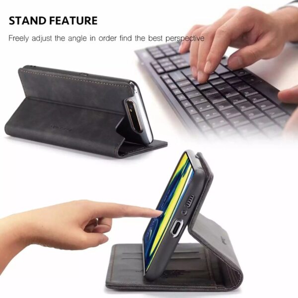 Samsung A80 CaseMe Leather Flip Cover - Image 9